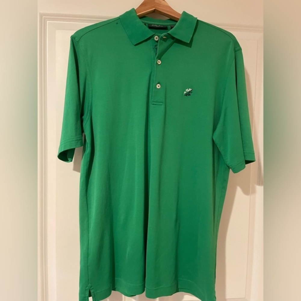 Bobby Jones 100% Peruvian Cotton Mens Green Golf Polo. Size M. Barely worn.